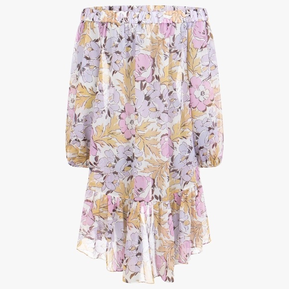 Ted Baker Siyona Off The Shoulder Cover Up In White L - Picture 1 of 7